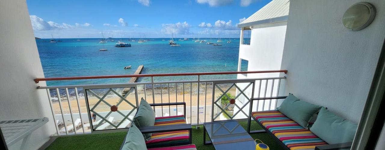 Beau Duplex Vue Mer Avec Piscine Et Acces Plage Marigot  Ngoại thất bức ảnh